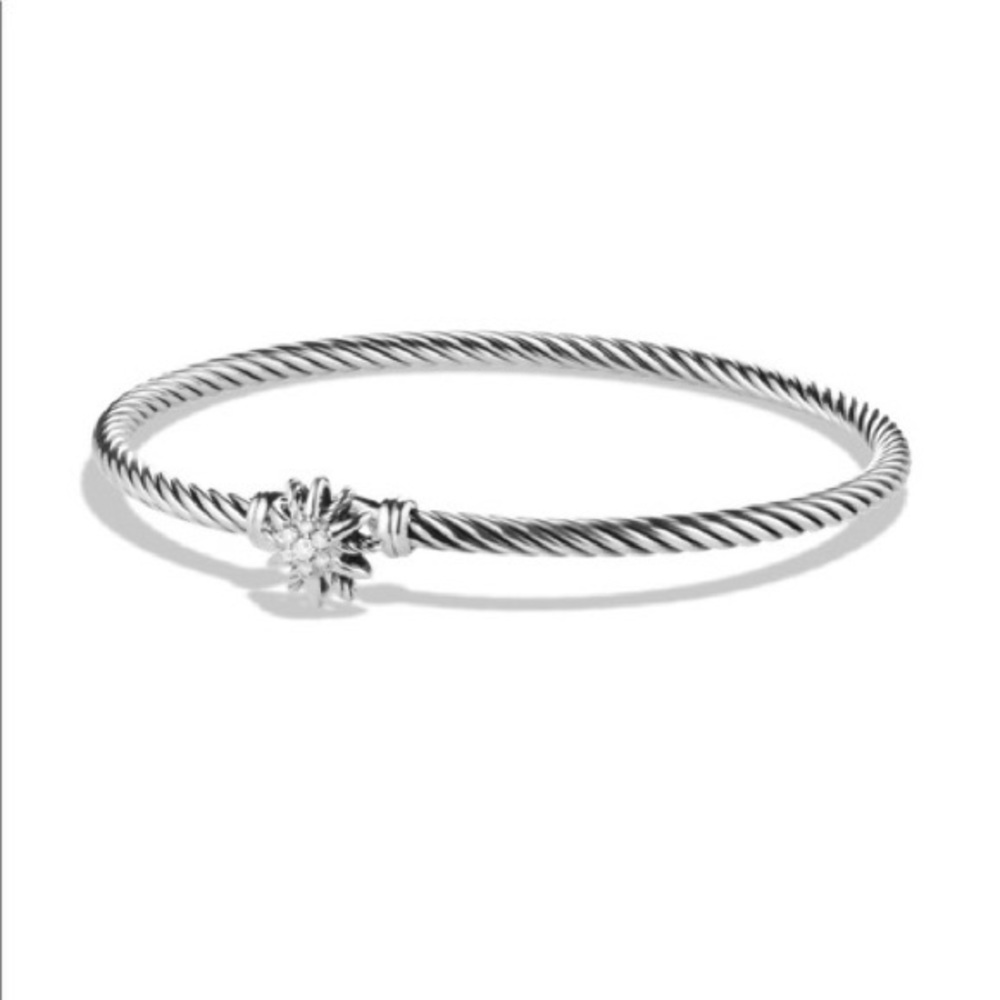 David Yurman Starburst Cable Bracelet w/ Diamonds
